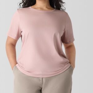 Eileen Fisher Opal Soft Jersey Tee